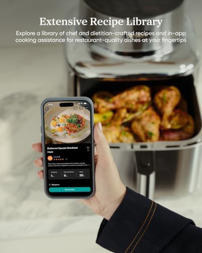 Iconic stainless steel six quart air fryer — photo 5