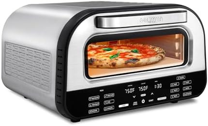 Stainless steel electric indoor pizza oven