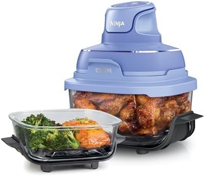 Frosted Lilac Glass Air Fryer 4 Quart