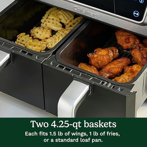 Dual basket air fryer 8.5 quart total — photo 4