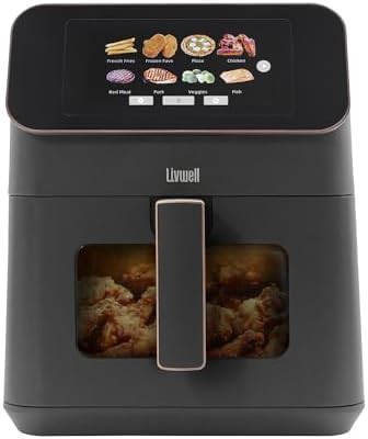 Seven quart air fryer with TFT screen