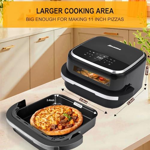 Flat pizza oven and air fryer — photo 5