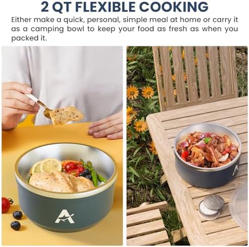 Portable stainless steel small air fryer — photo 4