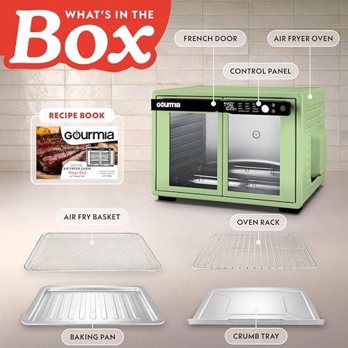Green nine-slice french door toaster oven — photo 4