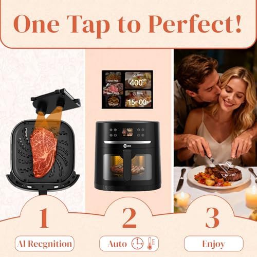 Smart air fryer with AI food camera — photo 3