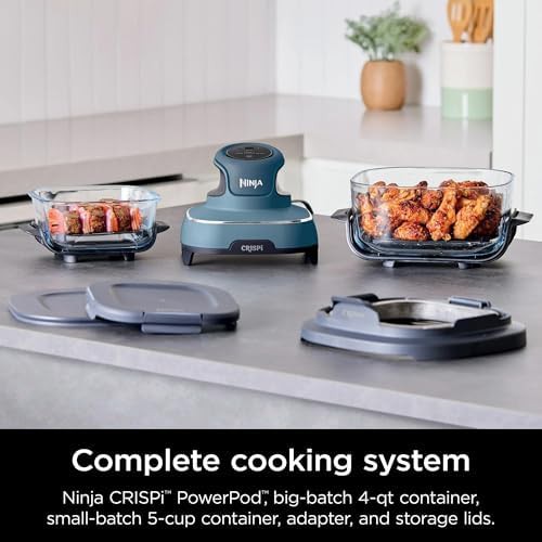 Blue glass four quart portable cooker — photo 3