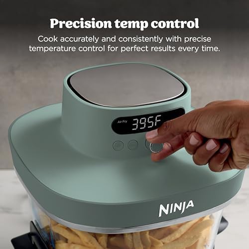 Ash grey six quart glass air fryer — photo 4