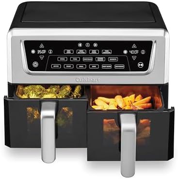 Dual basket air fryer 11 quart total