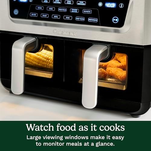 Dual basket air fryer 11 quart total — photo 3
