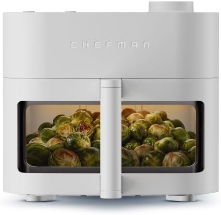 Seven in one eight quart ceramic air fryer