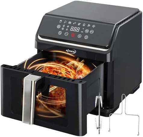 Digital Air Fryer with Rotisserie Rack