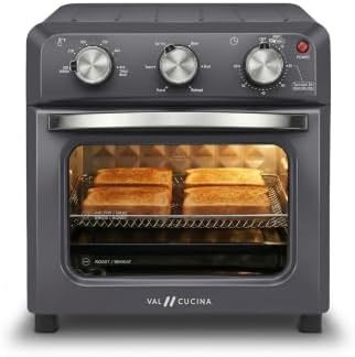 Dark Grey Retro Compact Oven 12.7 QT