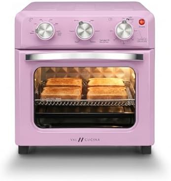 Pink Retro Compact Toaster Oven 12.7 QT