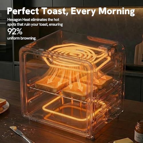 Pink Retro Compact Toaster Oven 12.7 QT — photo 4