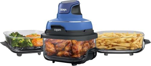 Blue Five in One Glass Air Fryer System
