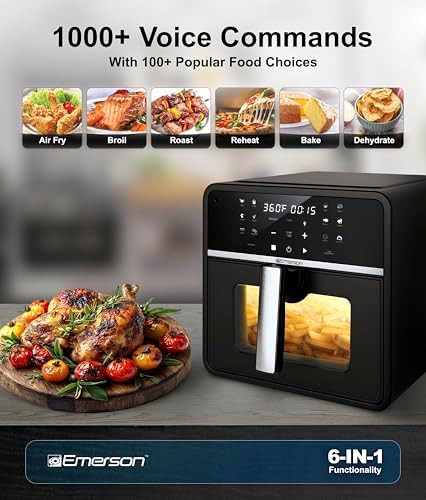 Voice control large basket fryer 10 qt — photo 4