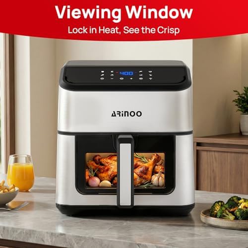 Large 8QT Basket Air Fryer — photo 3