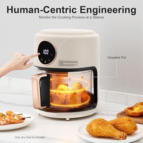 White glass window 4.4 quart air fryer — photo 5