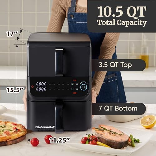 Dual Stacked Basket Family Size Air Fryer — photo 3