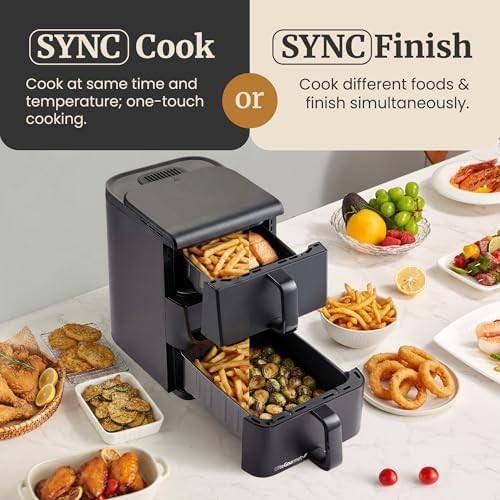 Dual Stacked Basket Family Size Air Fryer — photo 4