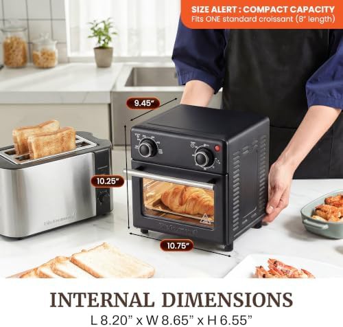Compact Eight Quart Mini Air Fryer Oven — photo 4