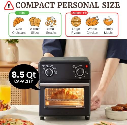 Compact Eight Quart Mini Air Fryer Oven — photo 5