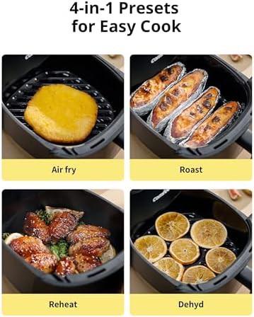 Digital mini air fryer with presets — photo 3