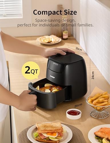 Digital mini air fryer with presets — photo 5
