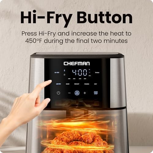 Stainless steel six quart air fryer — photo 5
