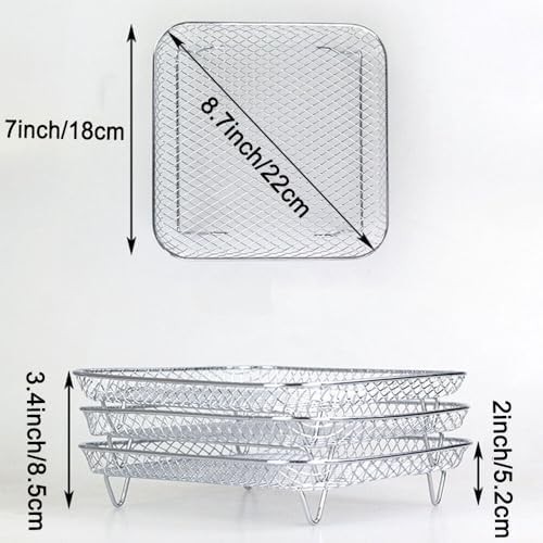 Stackable stainless steel rack set — photo 3