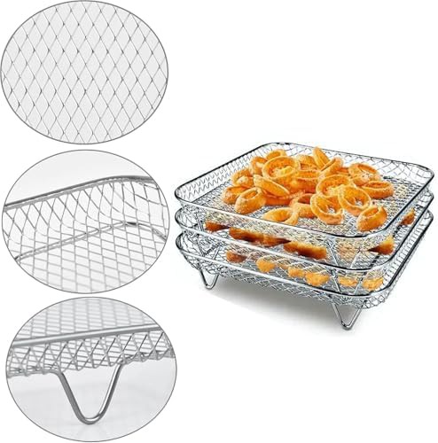 Stackable stainless steel rack set — photo 5