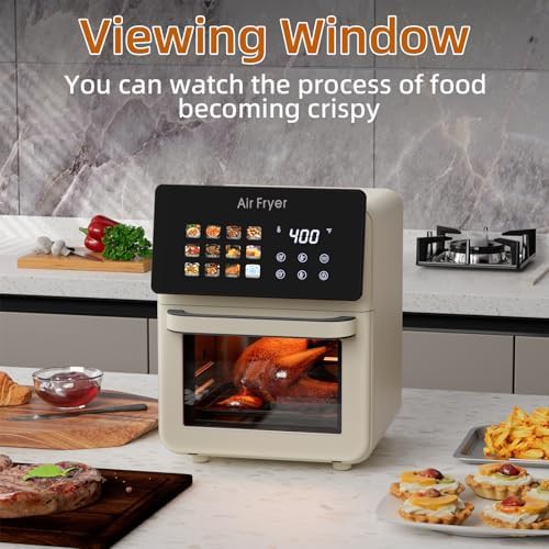 Beige 10 QT Family Size Rotisserie Oven — photo 5