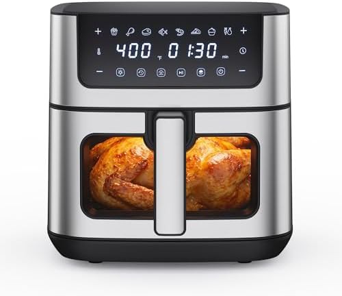 Family Size Stainless Steel Six Quart Air Fryer