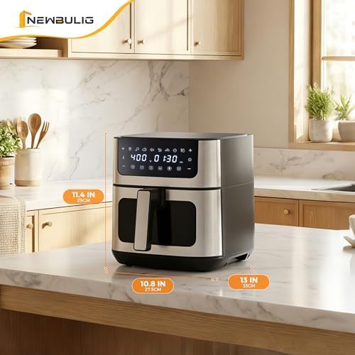 Family Size Stainless Steel Six Quart Air Fryer — photo 4