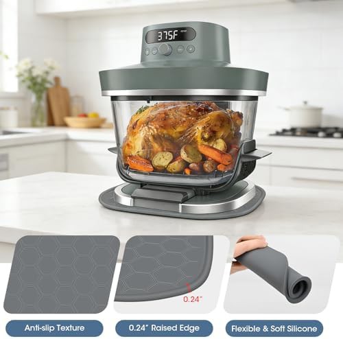 Grey silicone heat resistant mat — photo 4
