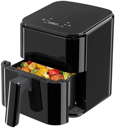 Compact Three Quart Digital Touchscreen Air Fryer