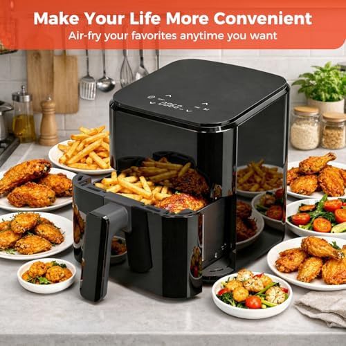 Compact Three Quart Digital Touchscreen Air Fryer — photo 5