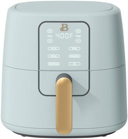Hydrangea blue digital air fryer with dehydrator
