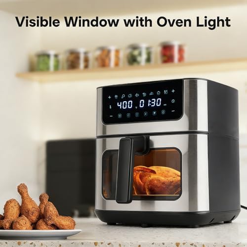 Simple Deluxe window black 6.34 qt air fryer — photo 3