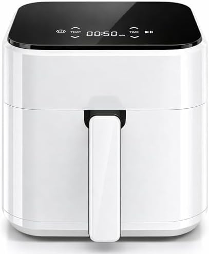 Simple Deluxe compact white 3 quart air fryer