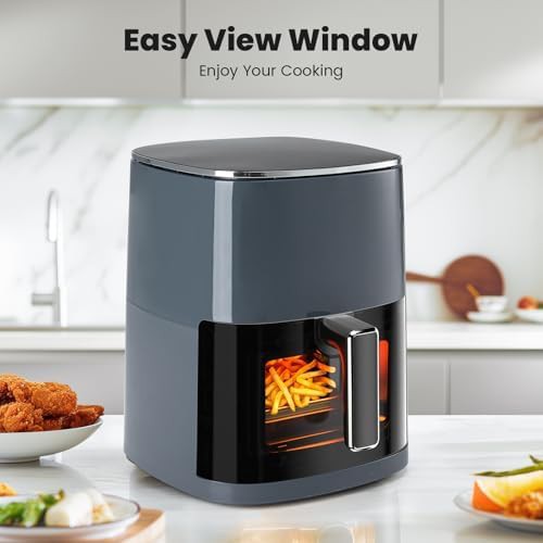 Square Six Quart Air Fryer with Viewing Window — photo 3