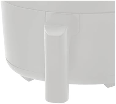 Compact arctic white air fryer with knobs — photo 3