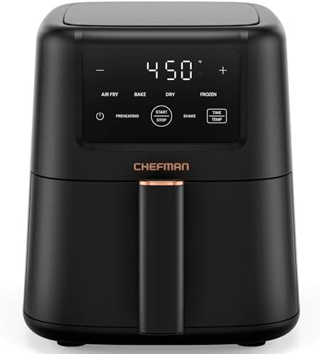Slim three point five quart ceramic air fryer