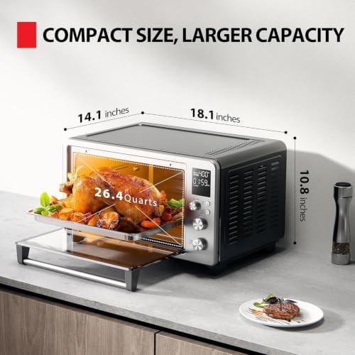 ChefFry Air Fryer Toaster Oven Stainless Steel — photo 3