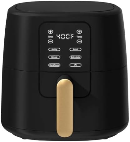 Black sesame digital 6 quart air fryer