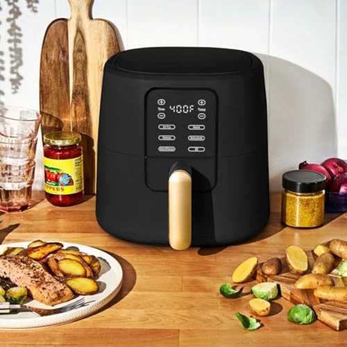 Black sesame digital 6 quart air fryer — photo 4