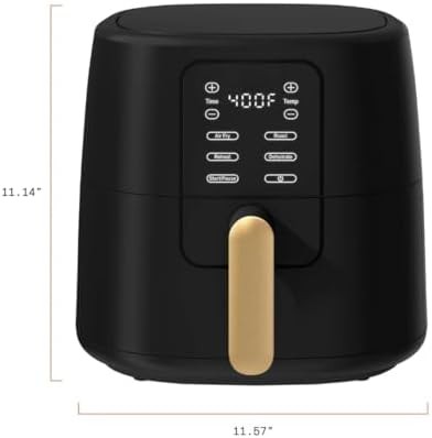 Black sesame digital 6 quart air fryer — photo 5