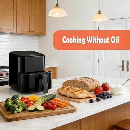 Black compact eight in one air fryer — photo 4