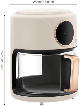 Digital glass basket fryer in black — photo 3