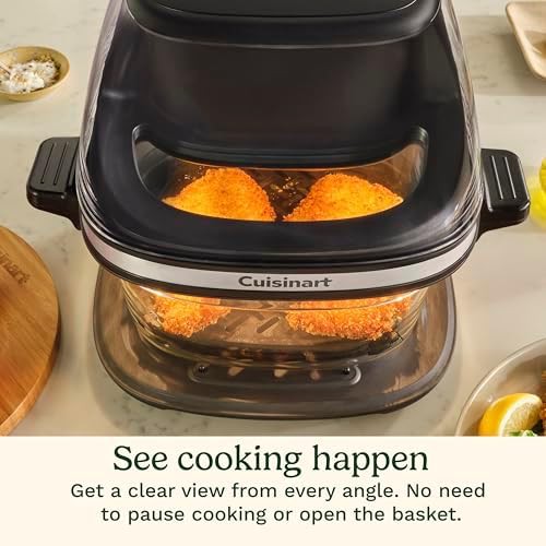 Glass basket air fryer with viewing window — photo 3
